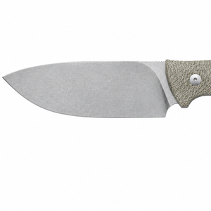<b>Outdoor</b> Hunting Knives with Grey Textured Handle Stonewashed Broad <b>Steel</b> Blade for Camping Wilderness Exploration and Field - Product Image 4