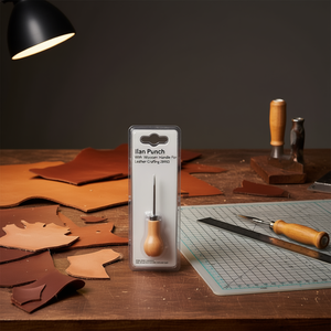 Poinçon Ilan avec manche en bois pour le travail du cuir 28993 - Product Image 2