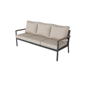Ensembles <span class=keywords><strong>de</strong></span> canapés <span class=keywords><strong>de</strong></span> <span class=keywords><strong>jardin</strong></span> en aluminium moderne <span class=keywords><strong>de</strong></span> haute <span class=keywords><strong>qualité</strong></span> <span class=keywords><strong>Mobilier</strong></span> d'extérieur personnalisé par l'usine chinoise Patio Hôtels Parcs Cours Salles - Product Image 3