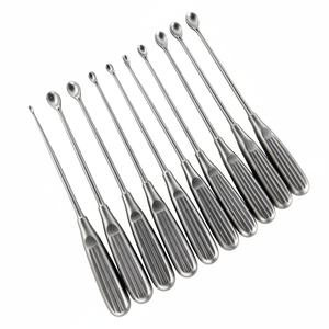 Juego de Curetas Óseas Volkmann de 9 Piezas, Instrumentos Quirúrgicos Ortopédicos de Calidad A+ - Product Image 1