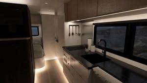 Maison mobile de luxe moderne en conteneur, caravane, structure en acier léger sur roues, LIVRAISON GRATUITE À TOUTES LES RÉGIONS - Product Image 5