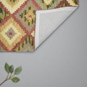 Alfombra de Lana Hecha a Mano |   Alfombra con Patrón Abstracto |   Alfombra Ecológica Antibacteriana Hecha a Mano para Sala de Estar y Dormitorio - Product Image 6