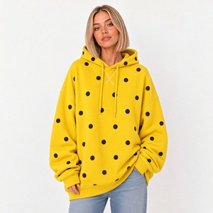 Sudadera con Capucha para Mujer, Estampada, de Algodón Ecológico, Estilo Urbano, Transpirable, Corte Regular, a la Moda, para Invierno, para Todas las Temporadas, Cómoda, Forrada - Product Image 5