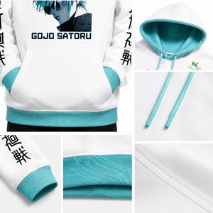 Sweat à capuche personnalisé avec motif anime color block pour homme, style streetwear japonais, en molleton, vente en gros usine OEM - Product Image 3