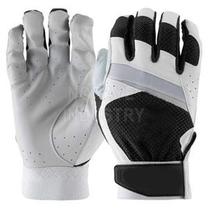 Unisex Professional Goatskin Digital Leather <b>Baseball</b> Batting Gloves Long Cuff Softoutfield Batting Gloves - Product Image 6