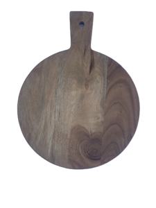 Planche à découper ronde en bois moderne - Ustensiles de cuisine, passe au lave-vaisselle, pour couper les légumes - Product Image 4