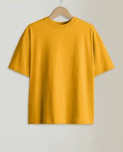 T-shirt Homme Prix Usine 100% Coton Épaules Tombantes Coupe Ample Respirant Séchage Rapide Col Rond Oversize Été - Product Image 4