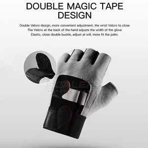 Gants de sport en néoprène demi-doigts polyvalents pour la musculation, l'entraînement et le conditionnement physique - Product Image 5