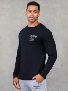 Sudaderas Negras Personalizadas de Lana Merino y Algodón, Sudaderas Tipo Túnica Color Oliva con Bordado, Impresión Digital, Teñido Liso, Temporada de Invierno - Product Image 6