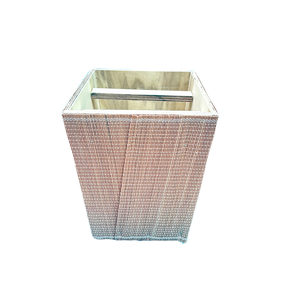 Caja de maceta de flores de madera barnizada de alta calidad, venta al por mayor, cajas de laminación brillante con revestimiento UV, artesanías de madera, cajas de madera, carteles de pared - Product Image 2