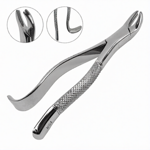 Forceps d'extraction dentaire # Instrument chirurgical dentaire manuel en acier inoxydable 18R pour molaires supérieures 1ère et 2ème, avec poignée ergonomique - Product Image 6