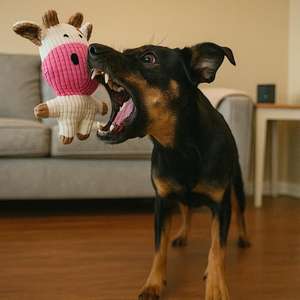 YOMMY HappyZoo Furry Friends 20*19*7CM Giocattolo per Cani e Gatti, Morbido Peluche Resistente e Abbracciabile per l'Intrattenimento degli Animali Domestici - Product Image 3