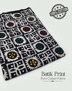 Compre directamente del proveedor: Tela de algodón suave y cómoda con estampado artístico, sin refinar, ideal para minivestidos y trajes de algodón. - Product Image 4