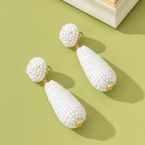 Pendientes de Moda para Mujer, Joyería Artesanal, Pendientes Boho con Cuentas, Pendientes Largos con Forma de Gota de Agua, Venta al por Mayor por MD HANDICRAFTS - Product Image 3