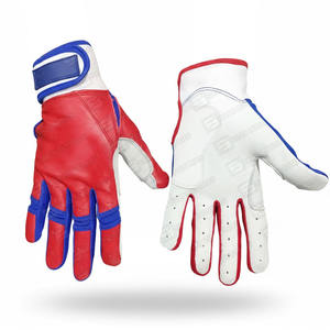 Gants de frappeurs professionnels personnalisables avec logo, en polyester/coton, légers, respirants, ambidextres, à manchette courte, avec fermeture auto-agrippante - Product Image 4
