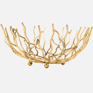 Bol à condiments double joint en acier inoxydable de qualité supérieure avec décorations en feuilles d'or et d'argent – Vente en gros et fournitures - Product Image 4