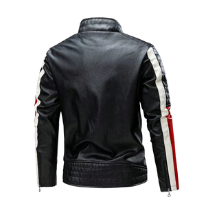 Custom Wholesale OEM ODM Genuine <b>Leather</b> Biker <b>Jacket</b> Men <b>Real</b> Cowhide Motorcycle <b>Jacket</b> Winter Casual Outerwear Manufacturer - Product Image 1