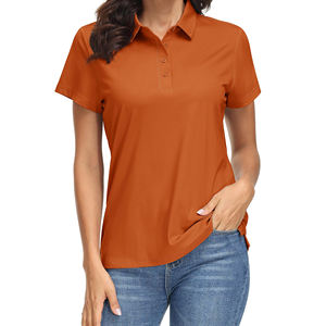 Camisetas Polo de Manga Corta de Verano de Primera Calidad, Camisetas Polo Casuales de Golf para Mujer, Camiseta Polo de Tenis Ajustada de Algodón a la Moda - Product Image 1