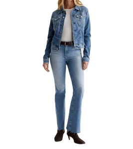 เสื้อแจ็คเก็ตยีนส์ยูนิเซ็กซ์แฟชั่นปี 2026 พร้อมหนังแกะ กันลม ดีไซน์ปรับแต่งได้ ระบายอากาศดี ผลิตจากผ้าที่ยั่งยืน เหมาะสำหรับฤดูใบไม้ผลิและกิจกรรมกลางแจ้ง - Product Image 1