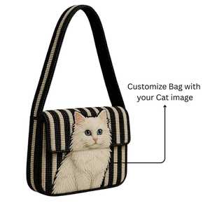 Bolso de Mano Impermeable con Cuentas de Lujo, Forma de Sillín, con Correa y Cierre, para Uso Diario de Mujeres, Capacidad de hasta 1L - Product Image 1