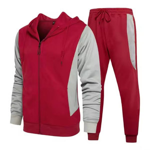 <b>Men</b> Casual Zip Up Tracksuit Set Lightweight <b>Track</b> <b>Jacket</b> And Jogger Streetwear Wholesale Supplier - Product Image 1