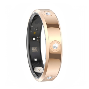 Anillo Inteligente con Pedrería, Resistente al Agua IP68, Control por Aplicación, Monitor de Salud y Ejercicio, Anillo de Moda Brillante para Mujer - Product Image 1