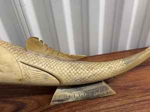 งานฝีมือประดับตกแต่งบ้านรูปปลาบูลฟาวด์ธรรมชาติ สำหรับตกแต่งบ้านและวางโชว์บนโต๊ะ ในราคาที่เข้าถึงได้ โดย - Product Image 2