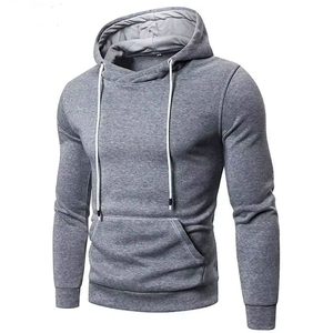 Nouveau Hoodie Court Tendance avec Logo OEM pour Hommes, Grandes Tailles, Sweat-shirts à Capuche à Manches Longues - Product Image 3