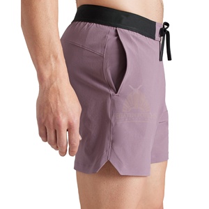 Short de gym personnalisable pour homme Séchage rapide Polyester Spandex Workout Sportswear Short de course solide Vente en gros Équipe Fitness vierge - Product Image 3