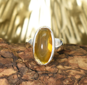 Bague en opale naturelle pour homme, bague en argent sterling 925 pour lui, bague signet, bague statement, bague en opale Welo pour homme - Product Image 3