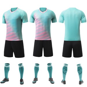 Custom 100% <b>Polyester</b> Printed Lightweight Breathable Quick Dry Summer Short Sleeve Goalkeeper Soccer Uniforms for Performance - Product Image 4