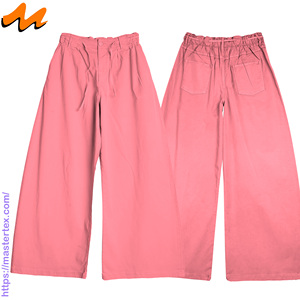 กางเกงขายาวทรงปล่อยสำหรับผู้หญิง ยี่ห้อ MASTER TEXTILE ผลิตจากวัสดุรักษ์โลก ซักได้ ระบายอากาศดี มีเชือกผูกเอวยางยืดในตัว เหมาะสำหรับงานปาร์ตี้ - Product Image 3