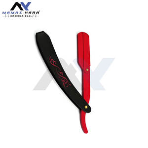 Navaja de Afeitar Plegable de Hoja Recta, Herramienta de Afeitado para Barbería, Rasoirs con Cuchillas Reemplazables, Logotipo Personalizado Disponible, Marca OEM - Product Image 2