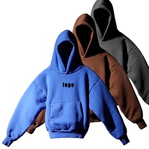 Sweat-shirt à capuche surdimensionné pour femme en molleton double couche en polyester/coton respirant et écologique, personnalisé - Product Image 1