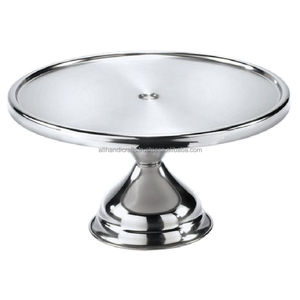 Stainless Steel 3 Tier <b>Cake</b> <b>Stand</b> Round Reusable Serving Tray Set for Cupcakes Chocolates <b>Cake</b> Indian Manufacturer Bulk supply - Product Image 4
