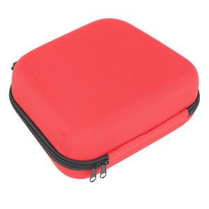 Boîte de rangement médicale compacte, conteneur de premiers secours robuste avec fermeture éclair sécurisée et bande de sécurité réfléchissante pour voiture - Product Image 4