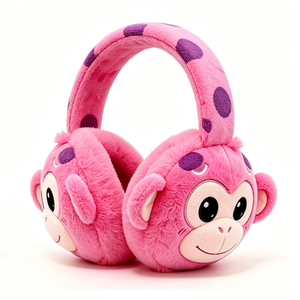 Winter warm earmuffs for kids/teens Super soft plush earmuffs <b>Fluffy</b> fuzzy ear warmers - Product Image 4