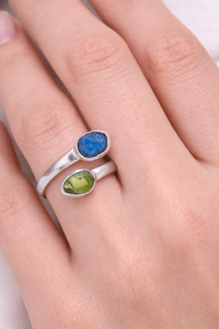 Offre Spéciale – Bijoux de Mariage pour Femme en Argent Sterling, Apatite Brute et Moldavite Faits Main, Qualité AAA, Vente en Gros de Pierres Précieuses au Meilleur Prix - Product Image 4