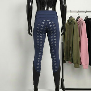 Pantalones de Montar a Caballo Antideslizantes Personalizados de Fábrica, Leggings Ecuestres Deportivos para Mujer con Bolsillos para Teléfono - Product Image 6