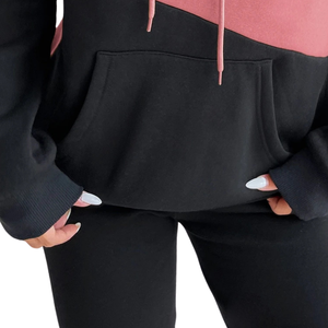 Sudadera con Capucha para Mujer, Lisa, de Manga Larga, Informal, con Bolsillo Canguro, Ajuste Holgado, Cálida, de Forro Polar, Ecológica, Transpirable, para Invierno - Product Image 5