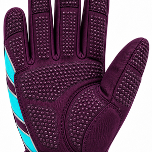 Gants de sport BFIT à doigts entiers, violet turquoise, antidérapants, respirants, avec sangle de poignet réglable, unisexe - Product Image 5