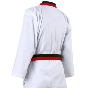 Uniformes de Taekwondo AMIB SPORTS en Oferta, Conjuntos de Alta Calidad con Logotipo Personalizado, 100% Algodón, Color y Talla Personalizables, Transpirables, Duraderos y de Corte Holgado - Product Image 6