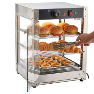 Scaldavivande Commerciale a 3 Livelli in Acciaio Inox da 800W con Luce LED e Controllo Manuale della Temperatura 86 - Product Image 1