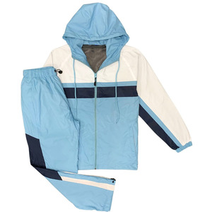 Men's <b>Light</b> Blue Knitted 100% Silk Long Sleeve <b>Sleep</b> Bottoms Solid Color Breathable Casual Summer Wear with Pockets - Product Image 1