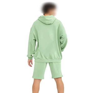 Sudadera con capucha oversize para hombre, con bloques de color, holgada, de manga larga, de forro polar suave, estilo casual urbano, corte relajado - Product Image 3