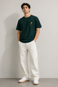 Camiseta Extra Grande de Primera Calidad, 290 GSM, Tejido de Algodón, Impresión Personalizada, Estilo Urbano, Unisex, Fabricante OEM ODM, RTS - Product Image 3
