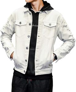 Veste en jean d'hiver pour homme de haute qualité, respirante et au design moderne avec logo personnalisé, col montant, positionnement avant - Prix abordable - Product Image 5