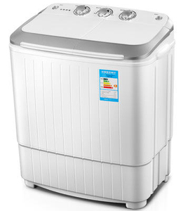 Lave-linge semi-automatique à double cuve de 5 kg, couleur noire, avec fonction séchage. Lave-linge et sécheuse. - Product Image 1