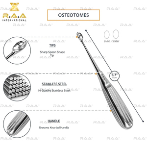 Kit chirurgical vétérinaire de qualité supérieure pour sinus paranasaux équin, 11 pièces, avec lames de scalpel GRATUITES en acier inoxydable - Product Image 5