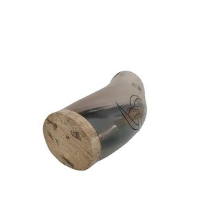 CraftsHub Écologique Lance d'Odin Gravé Base En Bois Fabriqué À La Main Viking Verres Cadeau Corne Tasse Lisse En Bois Tasse Promotions - Product Image 5